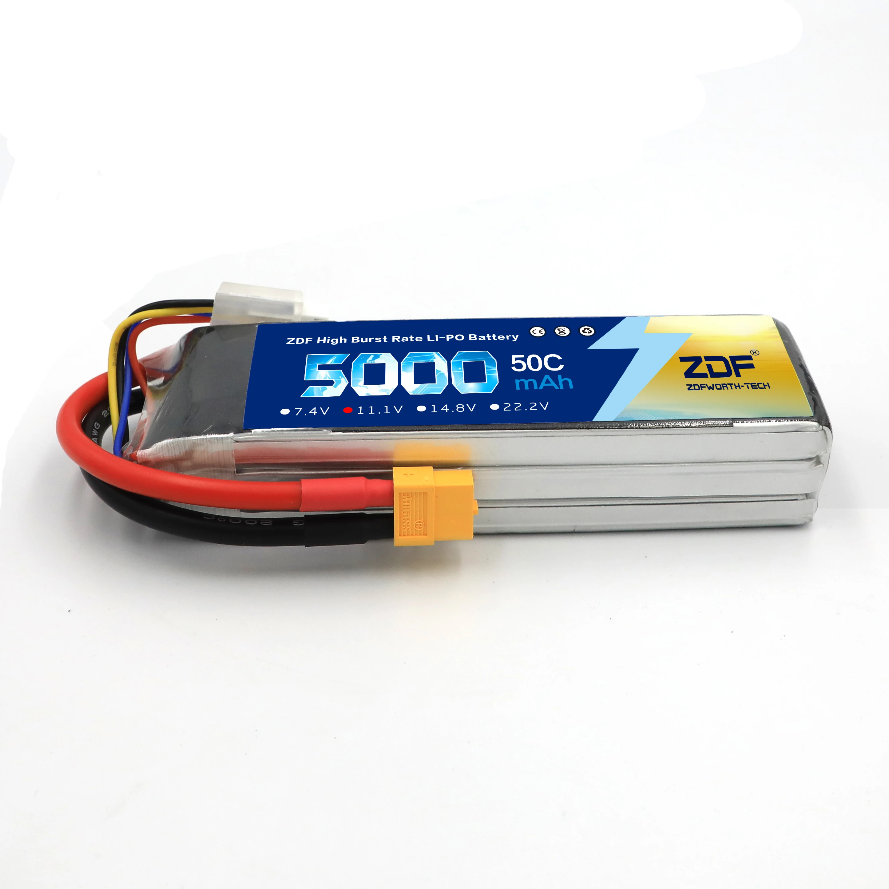 ZDF RC Lipo 3S 5000mAh 11 1 v 50C 100C LiPo батарея для модели квадрокоптера с дистанционным