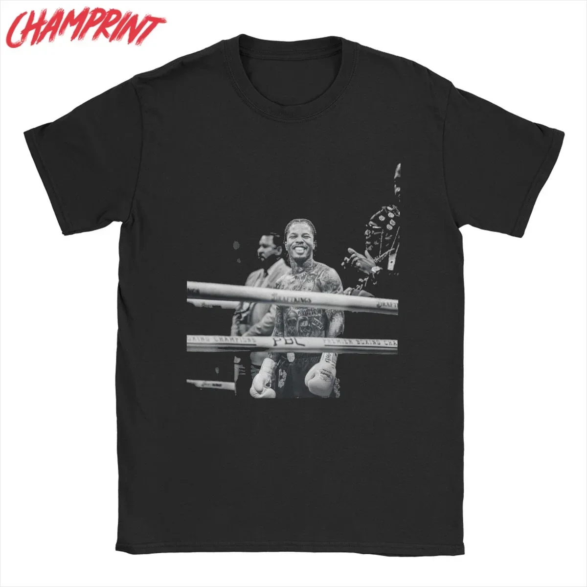 Футболка Gervonta Davis Мужская с коротким рукавом тенниска из чистого хлопка майка