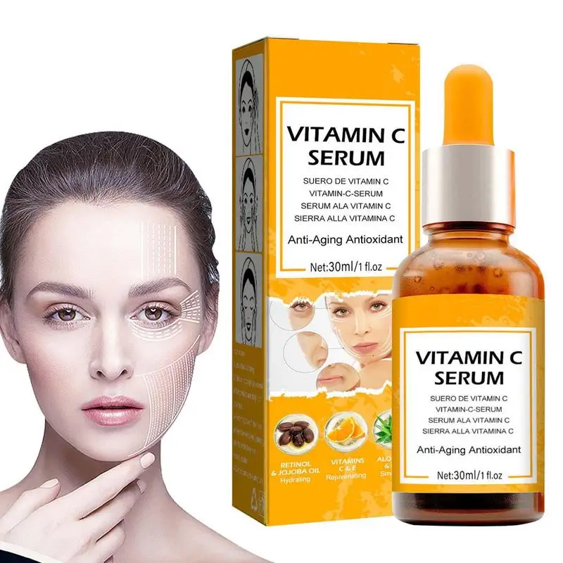 

Vitamin C Essence Rejuvenating Face Essence For Skin Care Rejuvenating Skin Eye Care Oil 1 Fl Oz Nourish Brighten & For Naturall
