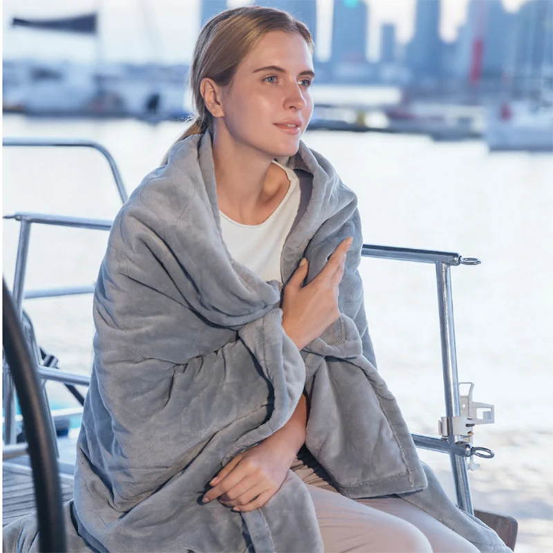 Pаспродажа Электрическое многофункциональное одеяло Qindao 220 В, 6-ступенчатое одеяло с электрическим подогревом, одеяло для спальни и общежития Дешево Электрическое многофункциональное одеяло Qindao 220 В, 6-ступенчатое одеяло с электрическим подогревом, одеяло для спальни и общежития