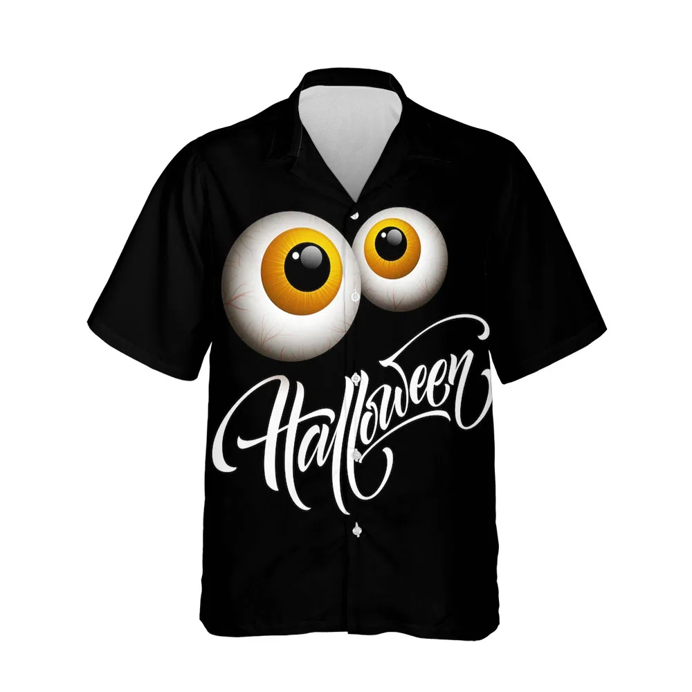 

Jumeast 3D Funny Printing Blouses Halloween Dress Clothes Men Shirts Oversized Baggy Shirt For Mens Single Breasted T-shirty Top