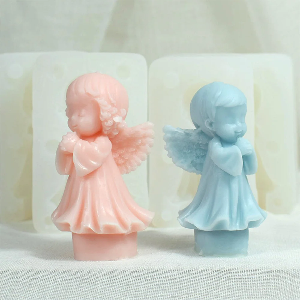 Силиконовые формы с милым ангелом для изготовления свечей Ароматические мыла