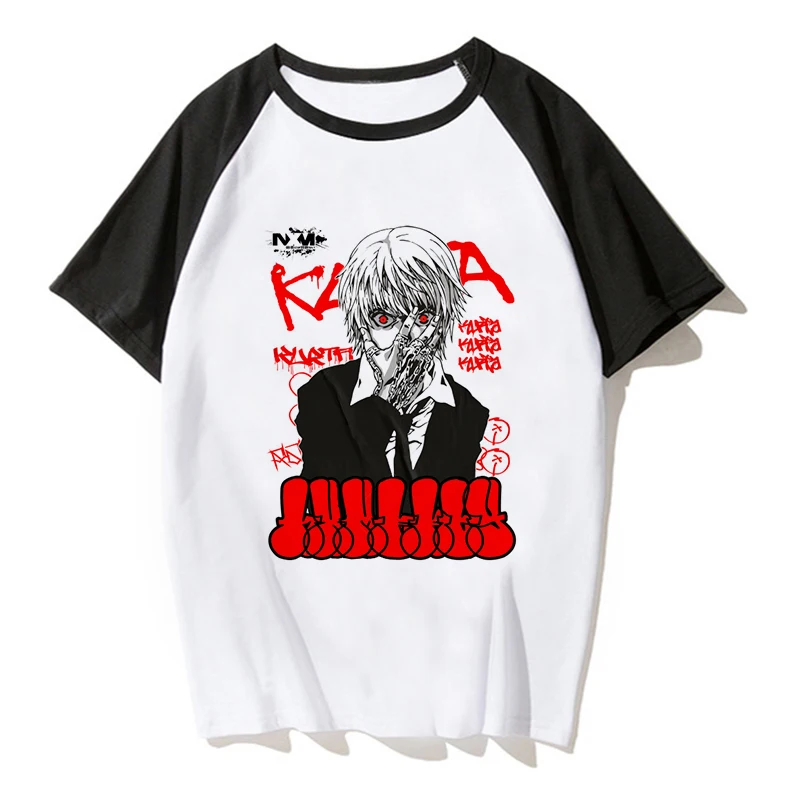 Футболка унисекс Hunter X Мужская/Мужская футболка Kurapika в стиле Харадзюку Милая