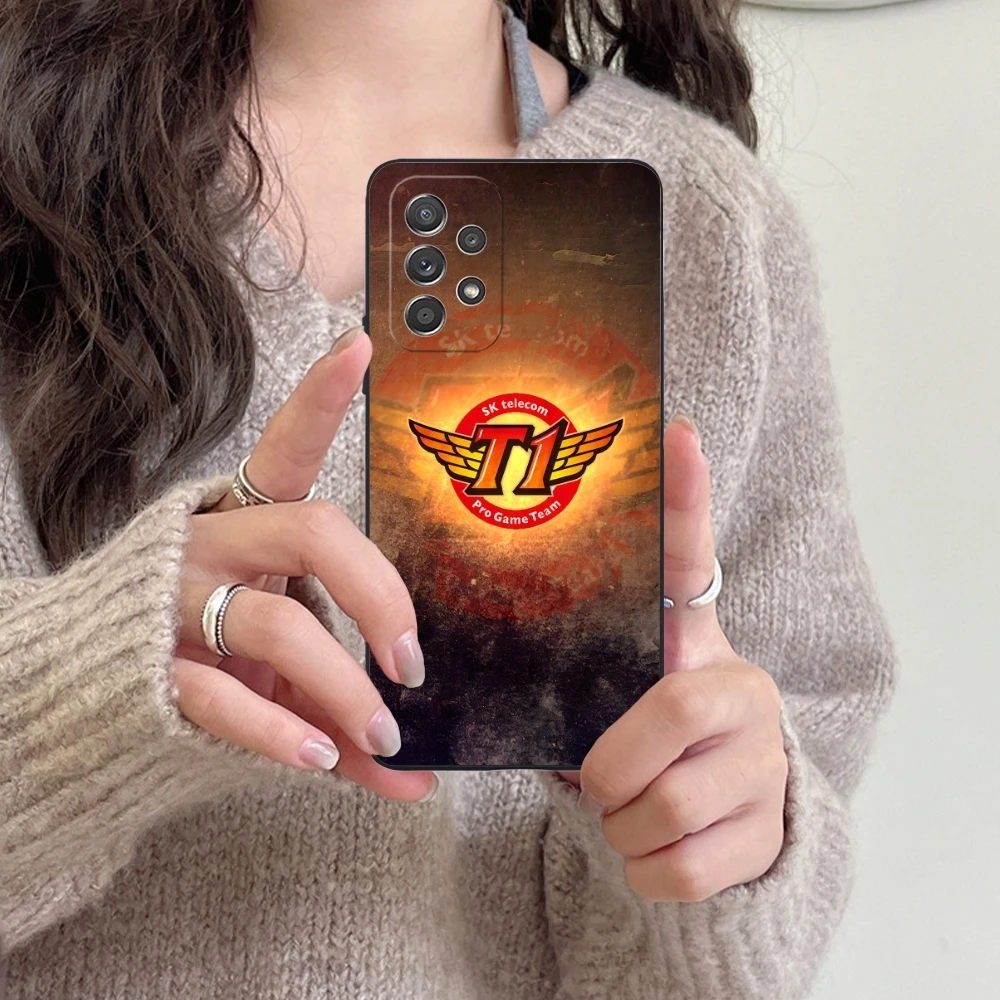 Чехол для мобильного телефона SKT T1 SK Faker черный мягкий чехол Samsung Galaxy A91 73 71 70 54 53 52 34