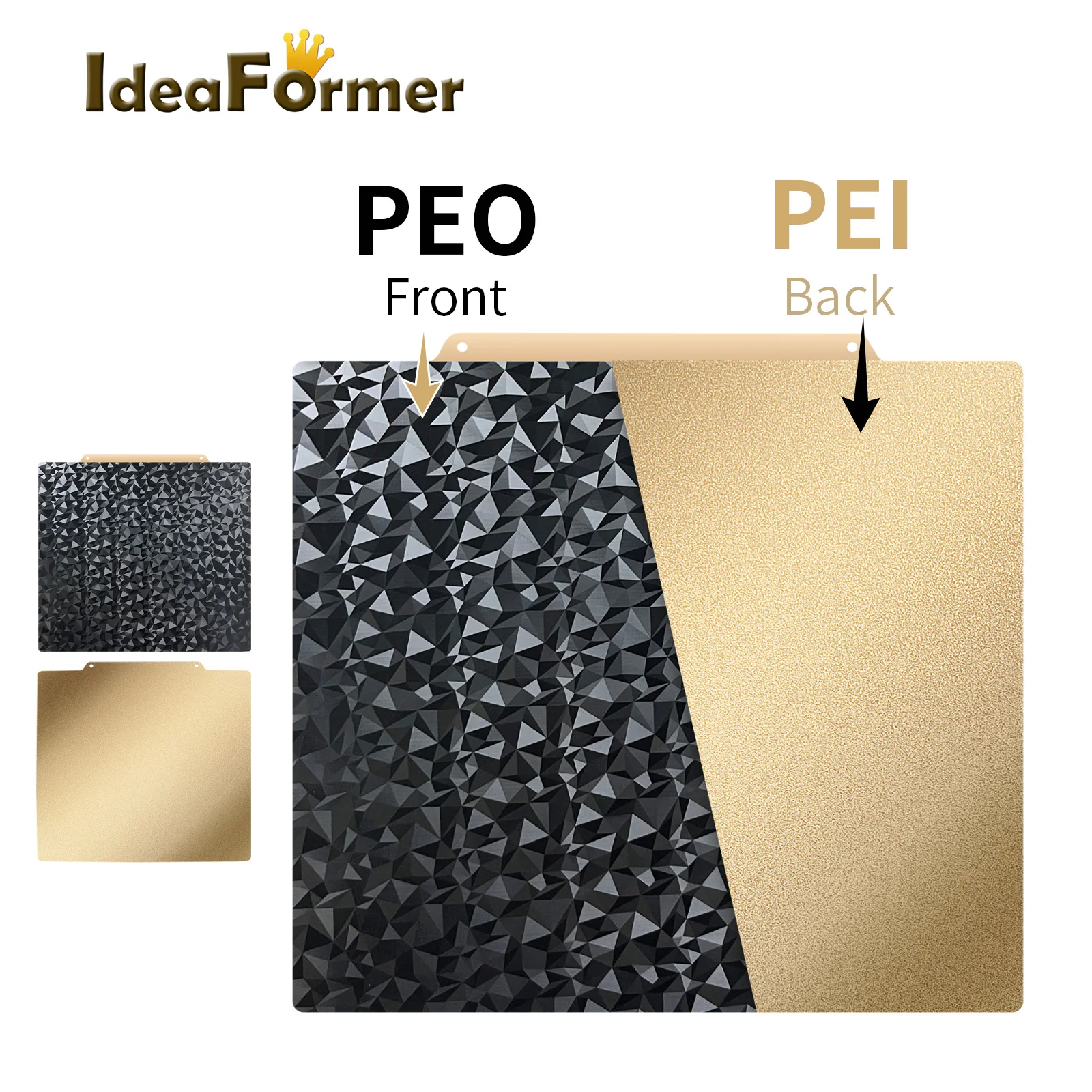 IdeaFormer двусторонняя магнитная пластина для летающего медведя Ghost 6 PEI + PEO 230x257