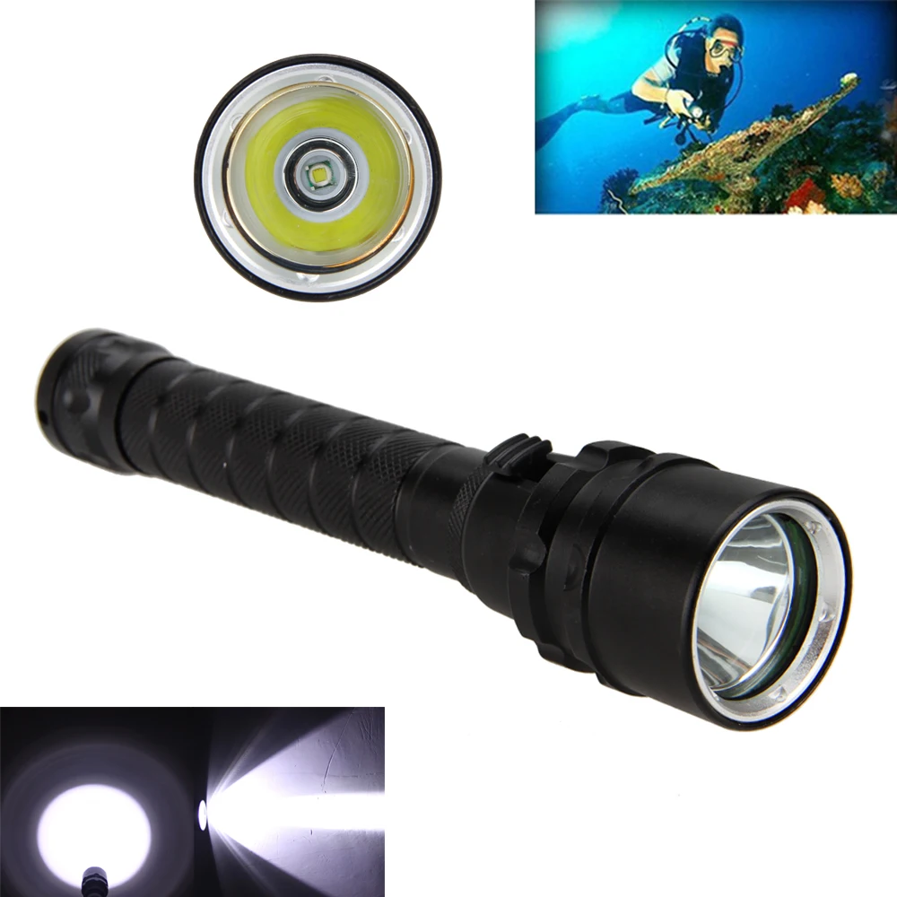 Подводный фонарик для дайвинга CREE XM-L T6 лм светодиодный фонарь IPX8