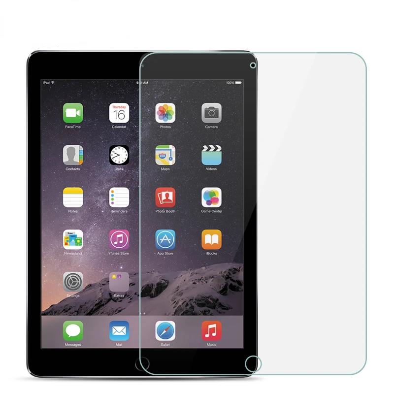 

Glass For Apple iPad 9.7 inch 2018 2017 Por 10.5 Glass For iPad Air 2 1 Mini 1 2 3 4 Screen Protector Protective Film