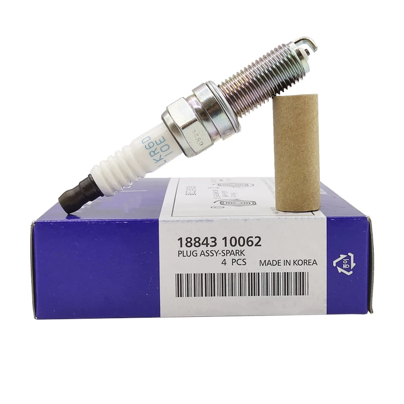 

4/6pcs 18843-10062 LKR6D10E Spark Plug For Hyundai Kia Rio Accent Picanto Morning 18846 10062 LKR6D-10E 96569 1884310062