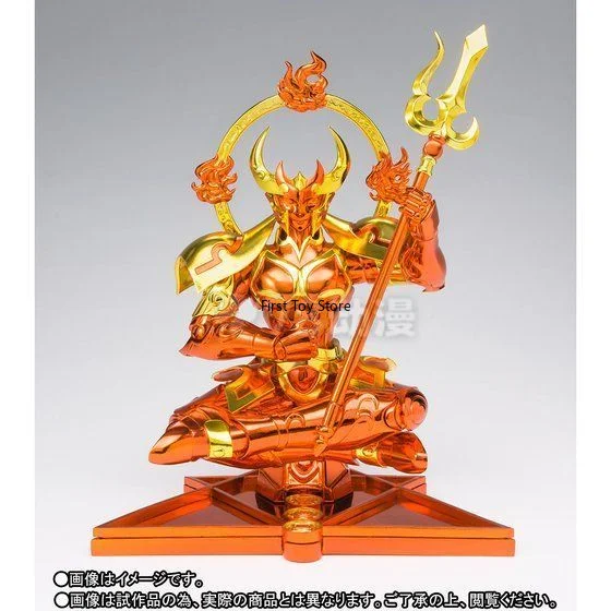 Фото В наличии: Коллекционная фигурка Bandai Saint Seiya Myth Cloth EX Poseidon Warrior, Sea Emperor's Child Kresula, модель для подарка. №3