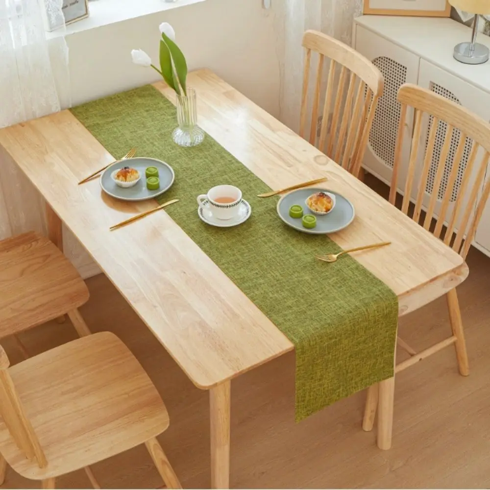 Толстая льняная однотонная искусственная кожа роскошный боксер Настольная