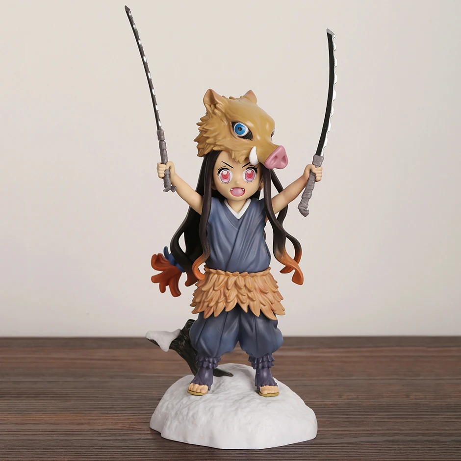 

Demon Slayer Kamado Nezuko Cos Series Hashibira Inosuke Ver Figure Collectible Toy For Kids Gift