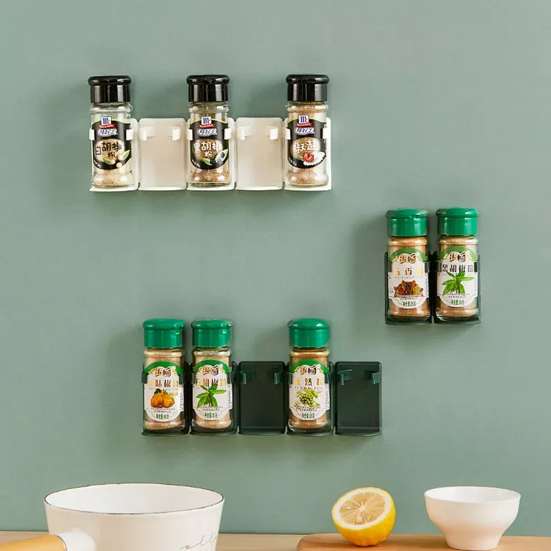 

5 шт., настенные держатели-зажимы для специй