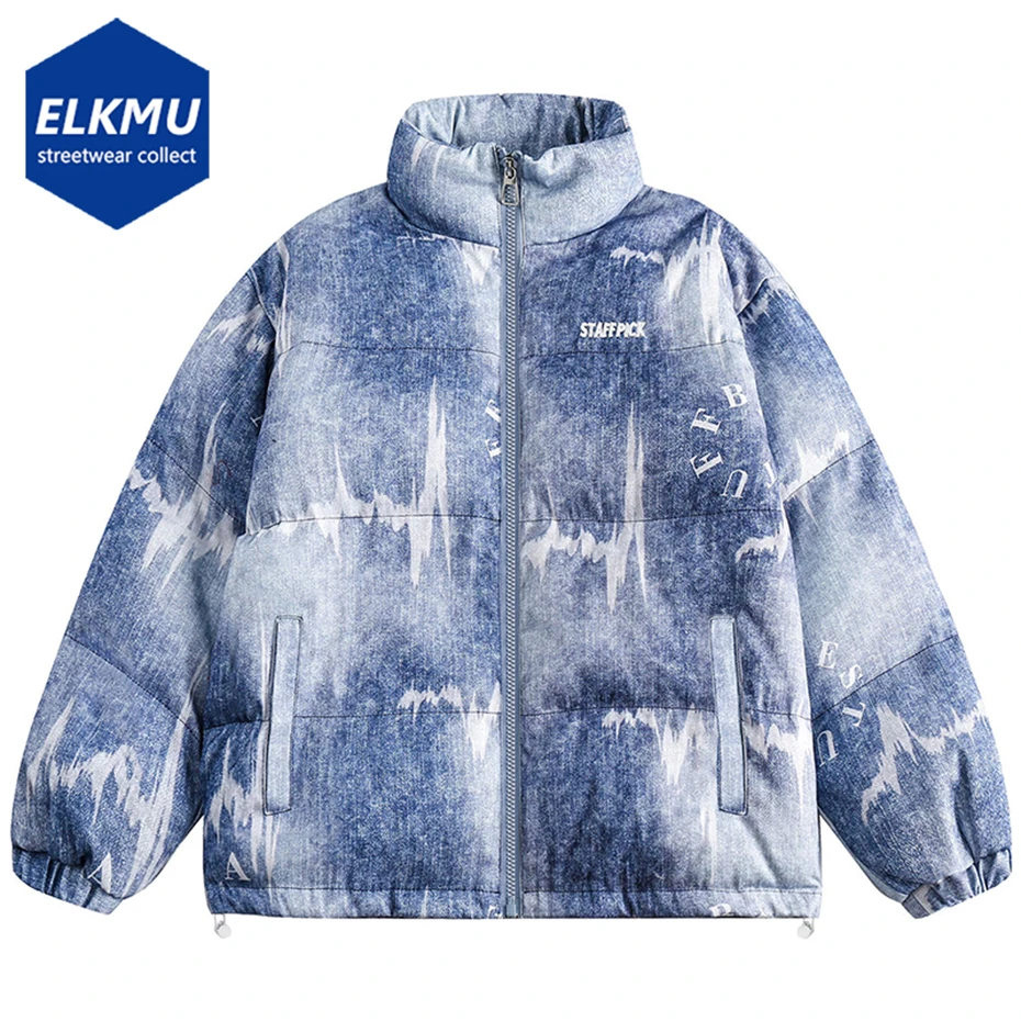 

Зимняя пуховая куртка с подкладкой пузырьковое пальто мужские утепленные парки 2023 осенние свободные куртки на молнии с воротником-стойкой