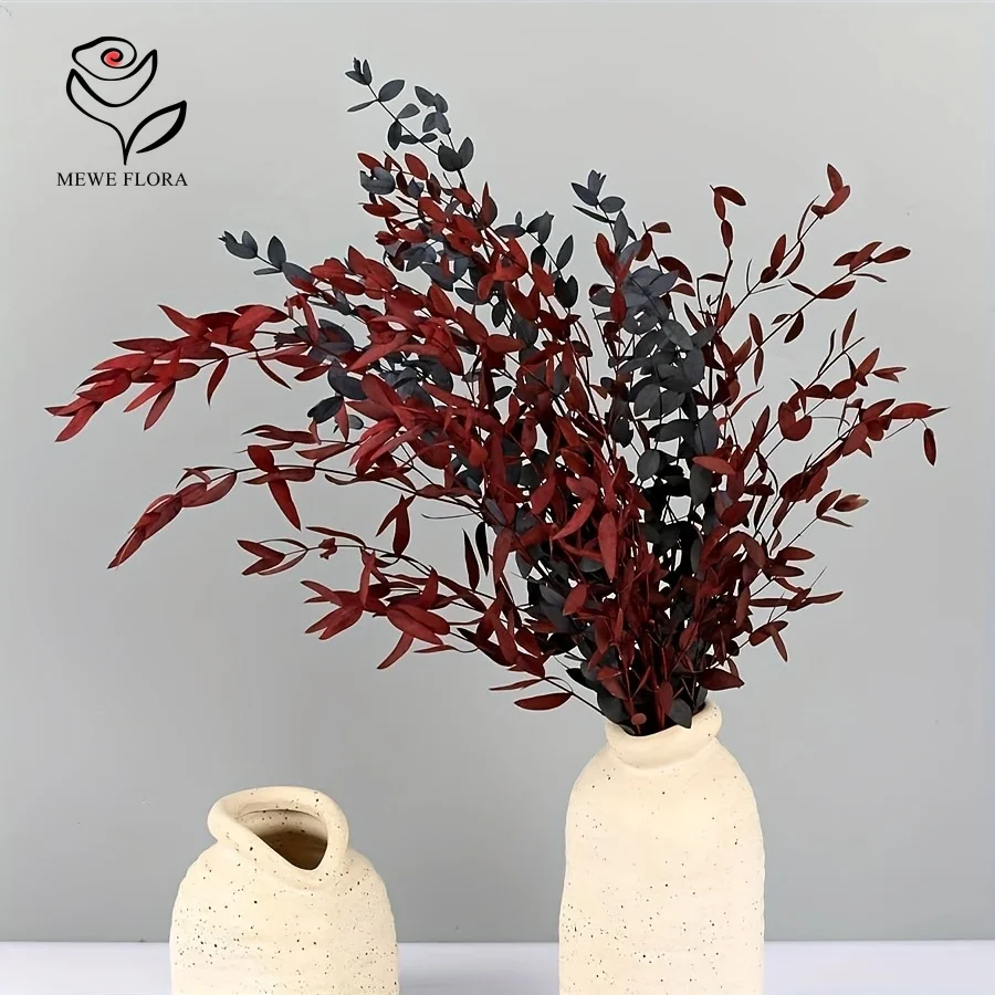 100 г искусственный эвкалипт листья осень страна домашний декор натуральный