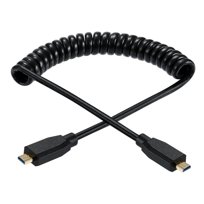 1 2 м 8K при 60 Гц4k 120 Гц пружинный телескопический диаметр 4 0 мм Micro HDMI — совместимый