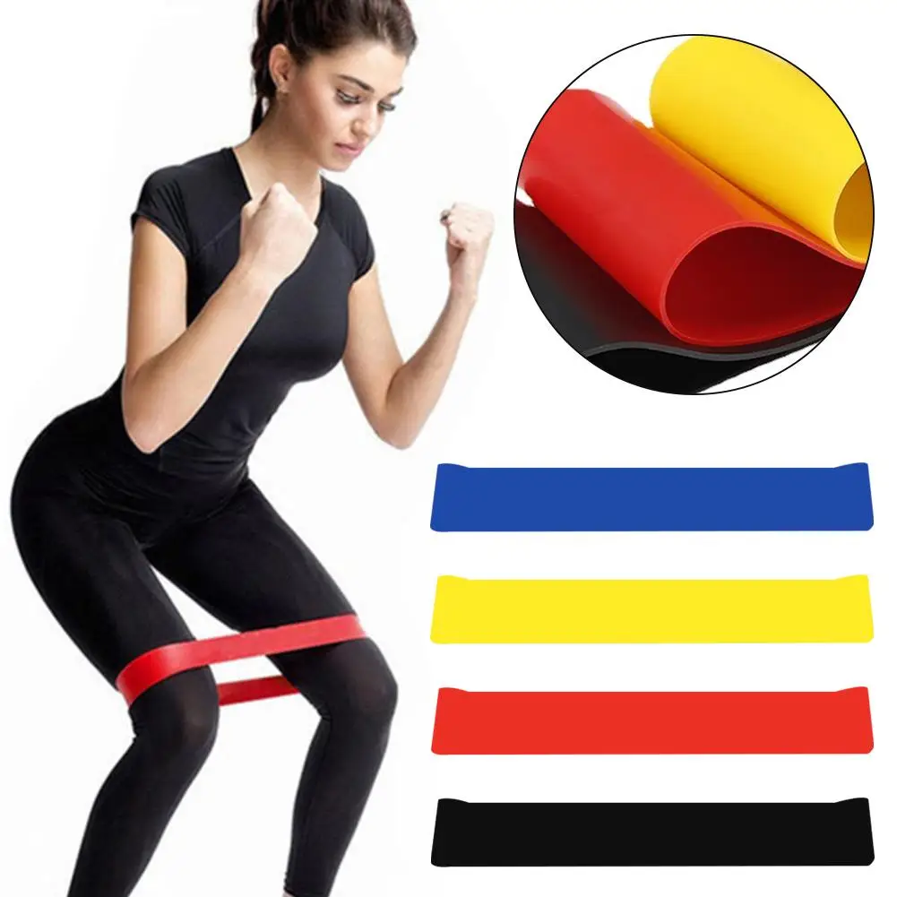 

Rubber Resistance Band Exercise Elastic Band Yoga Fitness Portable Up Pull Weight Band Pilates Assist Sports Equipment Stre M5C7
