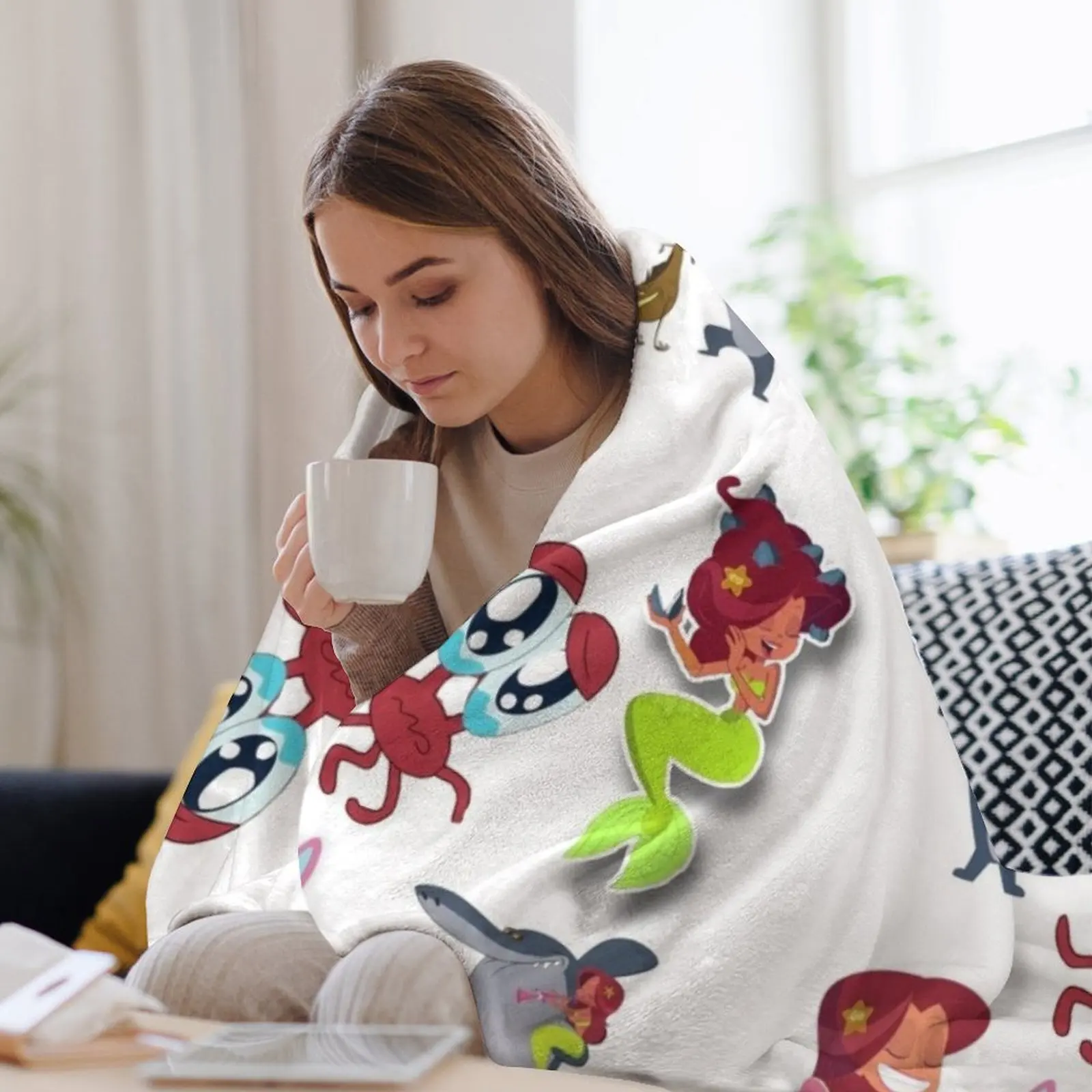 Наклейки Zigo and Sharko Pack одеяло косплей аниме милые одеяла для кровати