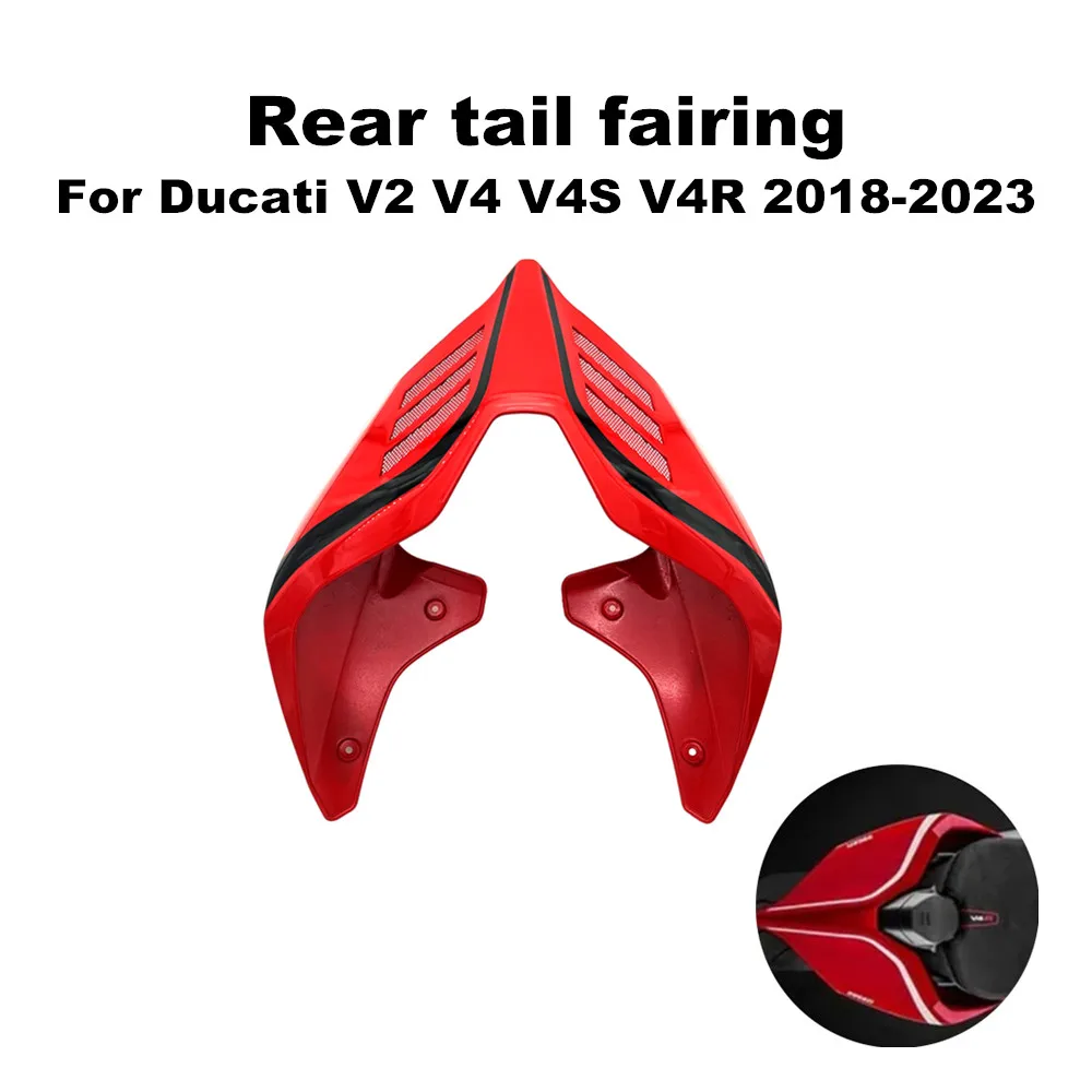 

Suitable for Ducati Panigale V2 V4 V4R V4S 2018-2022 Motorcycle High quality ABS injection molded red black rear tailstock cover
