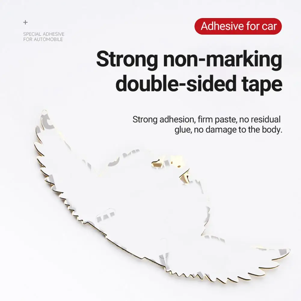 Прочная Изысканная 3D наклейка с короной крыльями и государственным флагом