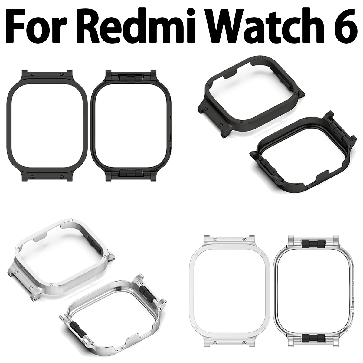 Фото Адаптеры-коннекторы для ремешка часов Redmi Watch 6, металлические соединители для ремешка часов, 2 шт. (1 пара) №1