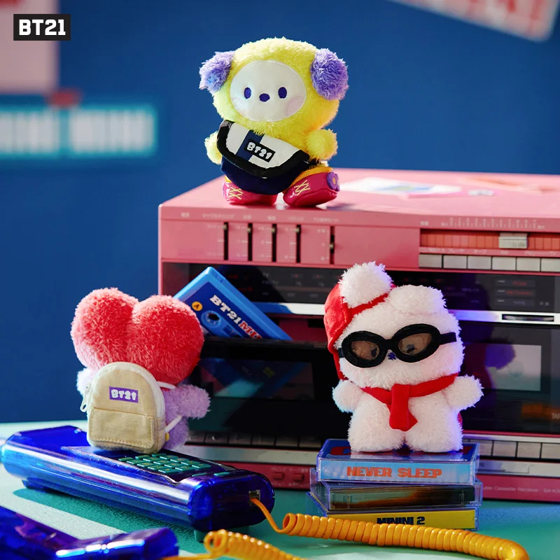 

Kawaii BT21 Anime Hobby Tata Rj Chimmy Cooky Shooky Mang Koya Minini Swing Series Limited Plush Doll Pendant