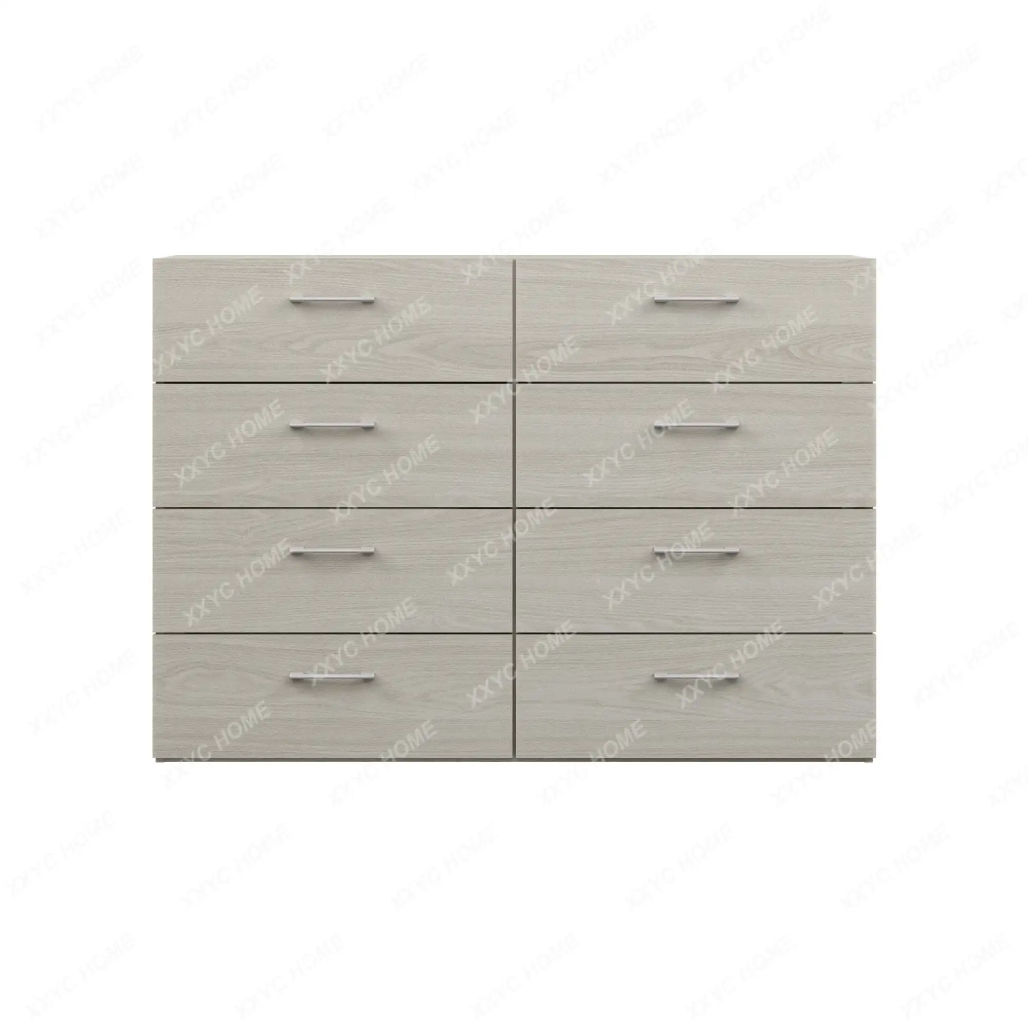 Шкаф Lundy с 8 выдвижными ящиками цвет серый от Hillsdale Living Essentials