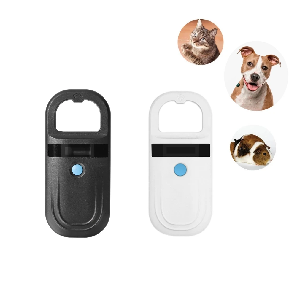 

ISO 11784 11785 FDX-B ID64 Handheld RFID Pet ID Tag Reader PE ID Scanner 125KHZ/134.2KHz Rechargeable Pet ID Tag Reader Chip