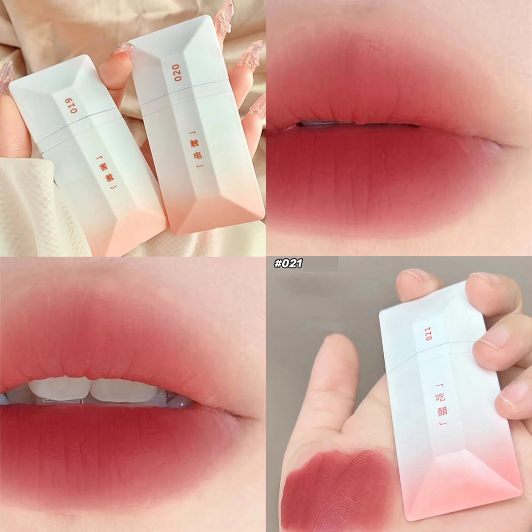 

Velvet Matte Lipstick Women's Blush Waterproof Long Lasting Flat Card Lip Gloss Non-Stick Cup Makeup Lip Gloss Pen Makeup 2022