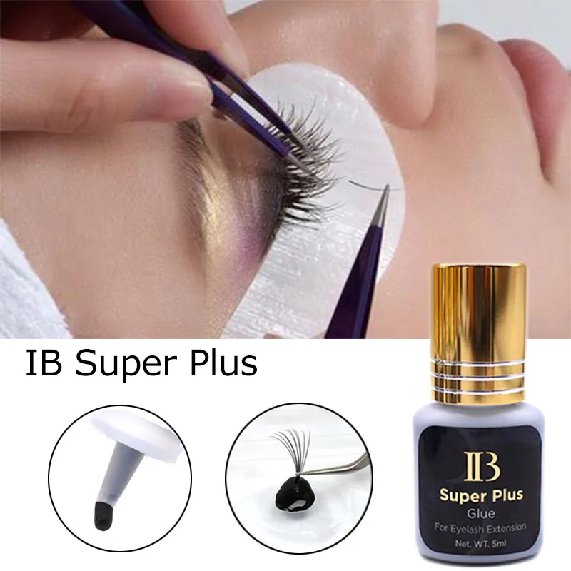 Фото Клей IGLUE IBeauty Super Plus для наращивания ресниц, 5 мл, с золотой крышкой, для макияжа, красоты и здоровья, Корея, Lava Lash №3