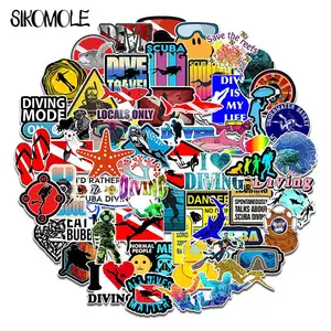 60 шт.компл. стикер для экстремального спорта для дайвинга красочная наклейка для багажа ноутбука скейтборда гитары холодильника наклейка игрушки для детей мальчиков F5