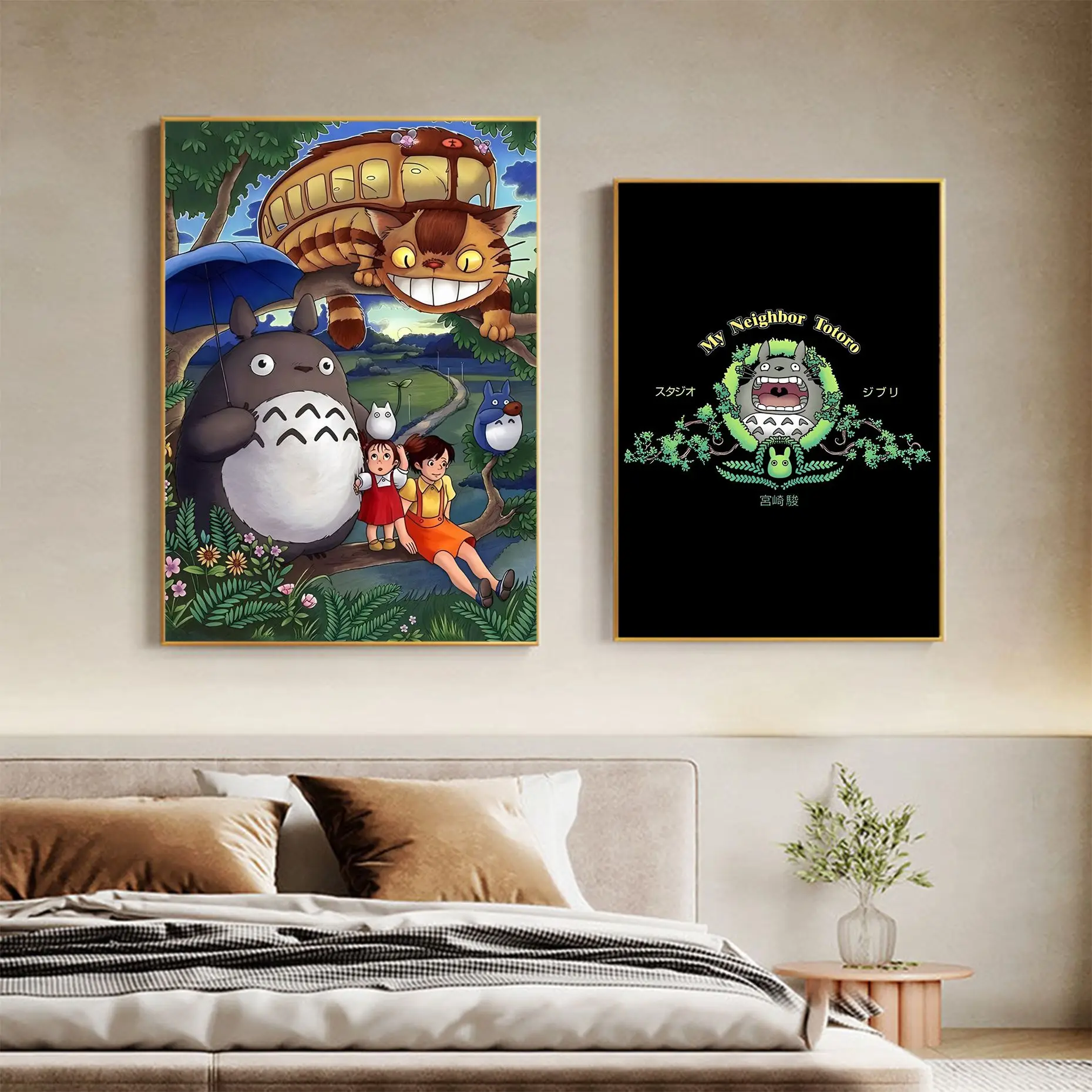 

Hayao Miyazaki Anime Poster Retro Prints Totoro Good Quality Prints and Posters Whitepaper Posters Artwork Kawaii Room Decor