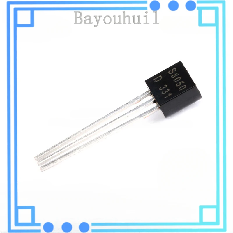 

100PCS Original Authentic S8050 TO-92 NPN Transistor 25V/500mA Straight Plug Triode