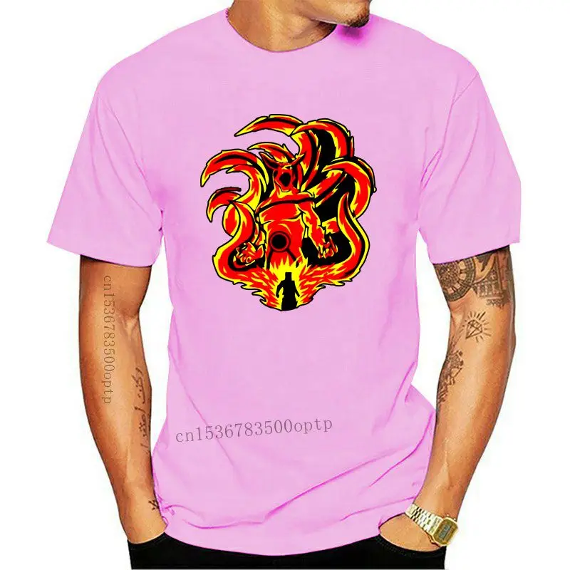 

Camiseta de Naru Shippuden para hombre y mujer, camisa de Naru to And Nine Tails, с лицензией аниме, fresca, informal, orgul