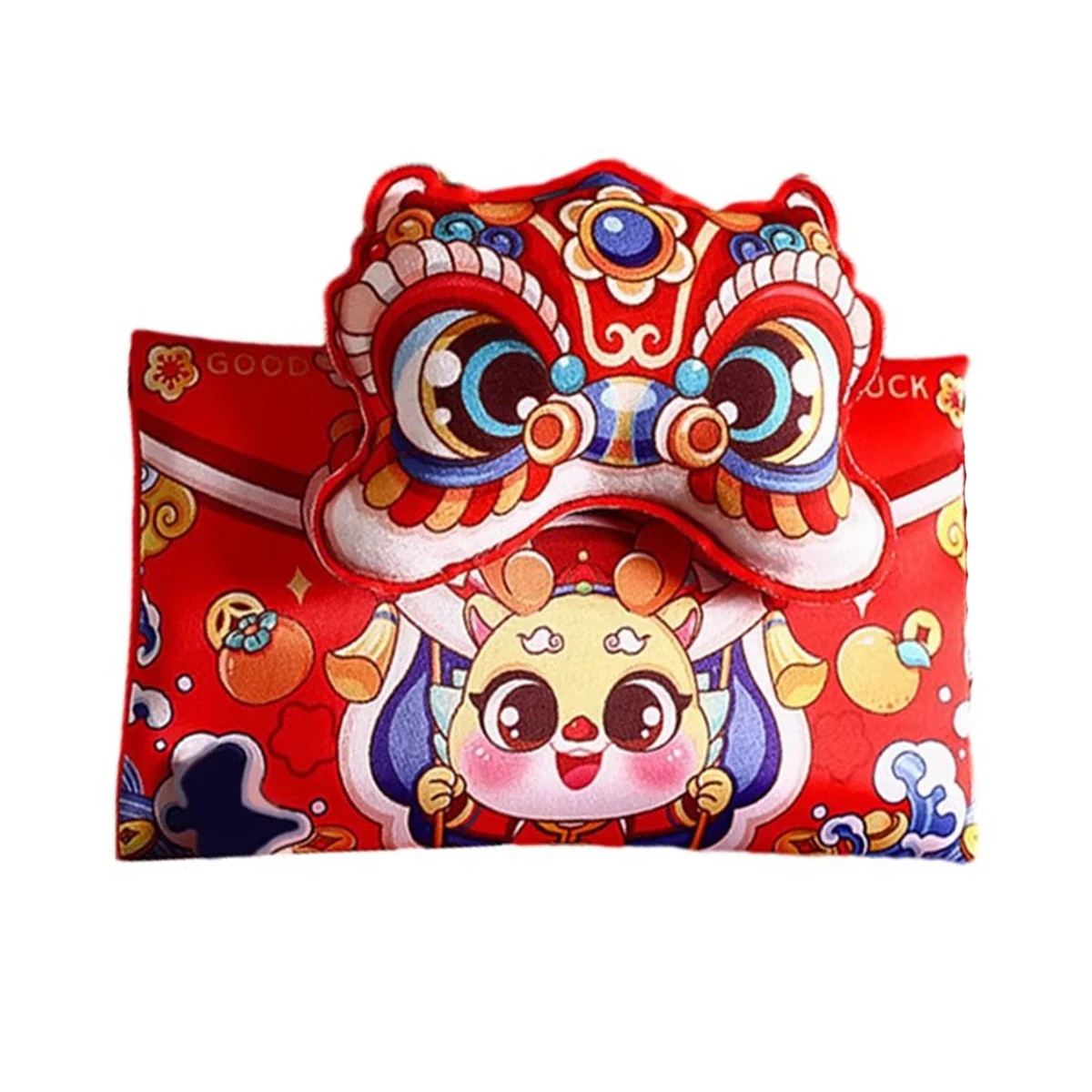 Тканевый ремень красный конверт кошелек для монет мультяшный пакет сумка на