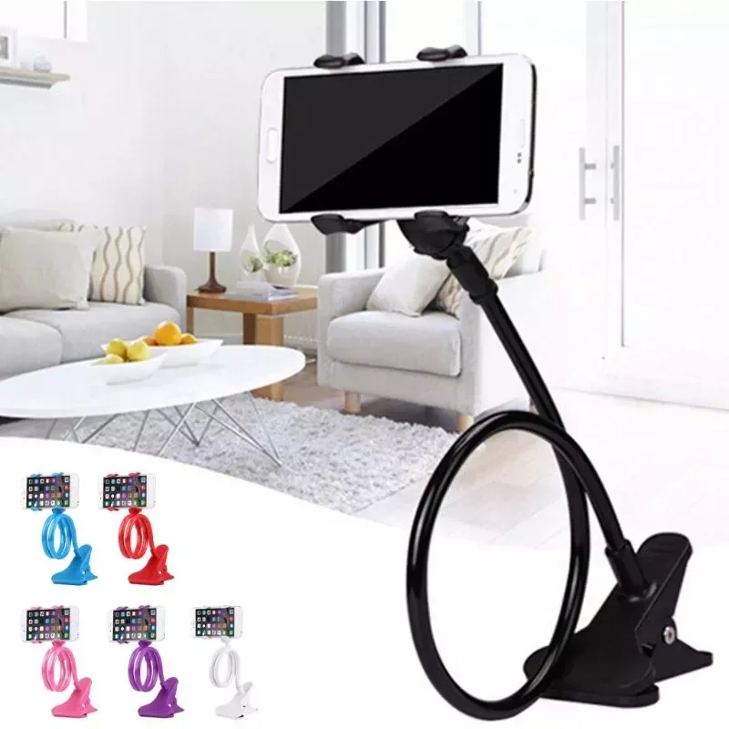 

Lazy Bracket Two Clamp Flexible Stand Holder for Cellphone Support 667C
