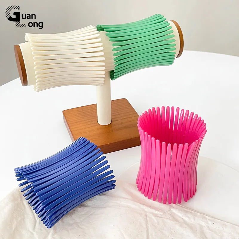 Женские винтажные браслеты с большими длинными бусинами широкий браслет в