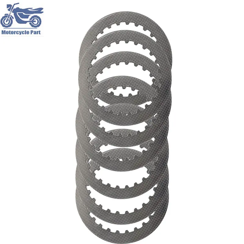 6 шт. детали двигателя мотоцикла стальные фрикционные пластины сцепления для Honda CBR400 CB500 CBF500 VT500 VT500C VT500E VT600 VT600C XL600