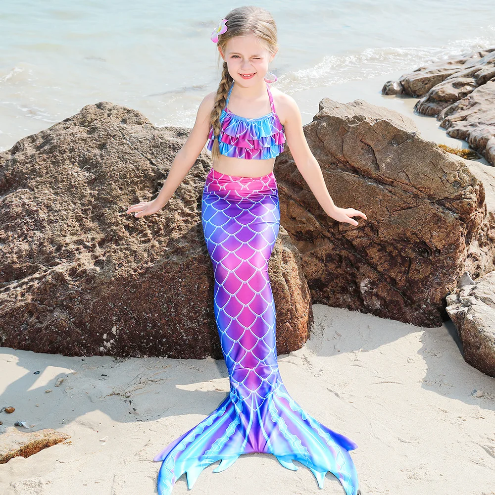 Летний купальник русалки косплей мечтательный костюм хвоста модель на Хэллоуин