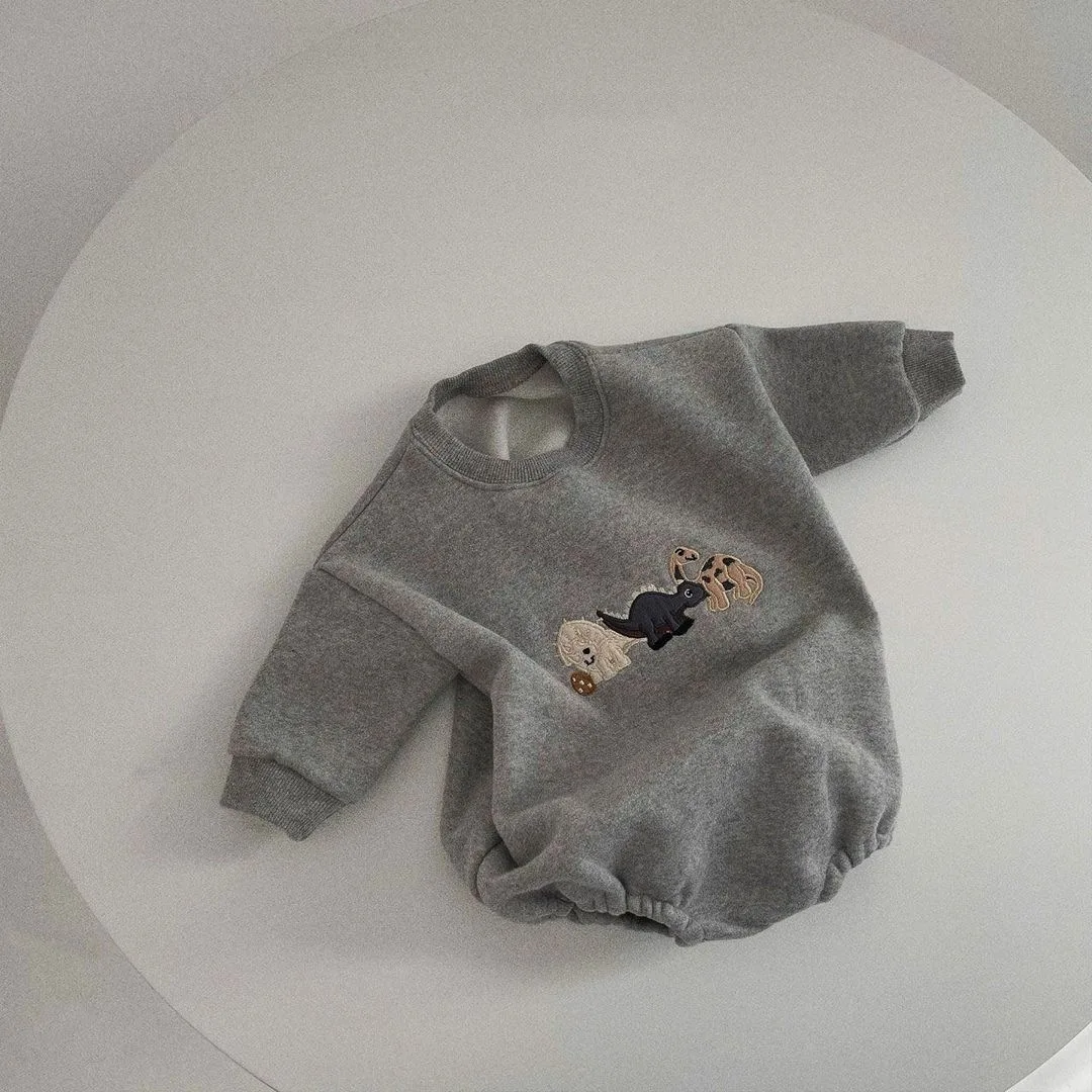 2022 New Baby Long Sleeve Cute Dinosaur Bodysuit Cotton Cartoon Newborn Casual Jumpsuit Boy Girl Toddler Infant Clothes 0-24M