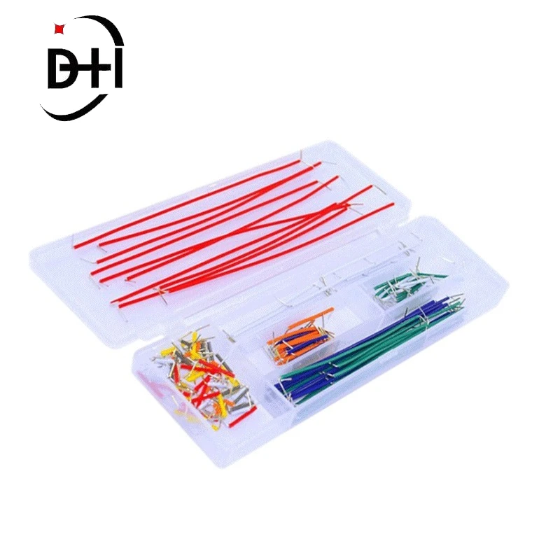 

140pcs/560pcs/840pcs Breadboard Jumper Breadboard Connection Line Boxed Breadboard Dedicated Line