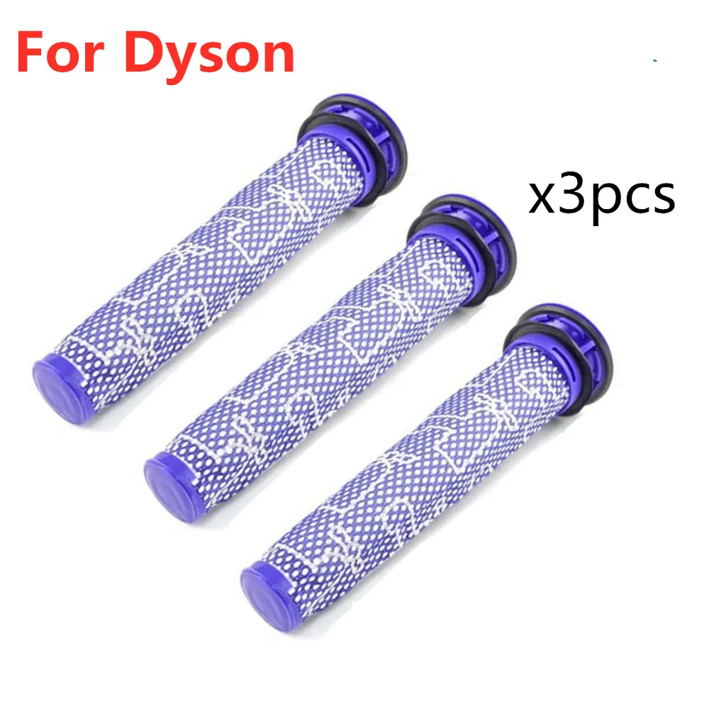 

3 шт., передние противоаллергенные HEPA-фильтры для Dyson DC58 DC59 DC61 DC62 DC74 V6 V7 V8, запасные части #965661-01