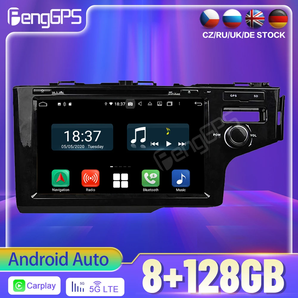 

Android 12.0 Auto For Honda Fit RHD Stereo Car Radio Multimedia Player GPS Navigation Touch Screen Head Unit DSP