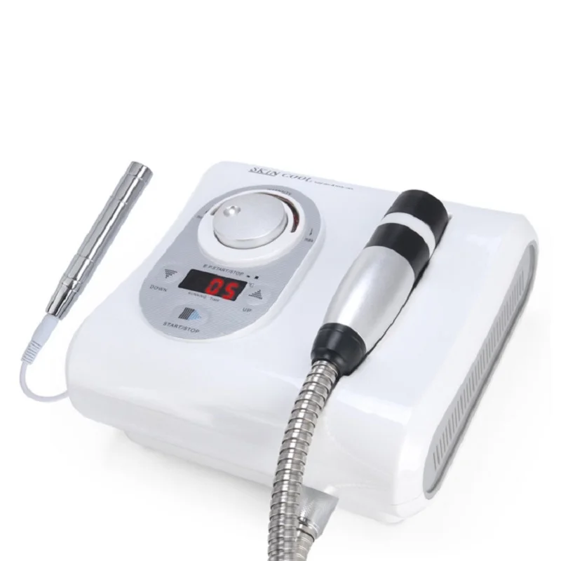 

NEW 2 in 1 Cryo No Needle Electroporation Meso Mesotherapy Skin Cool & Hot Facial Anti Aging Skin Care Beauty Machine