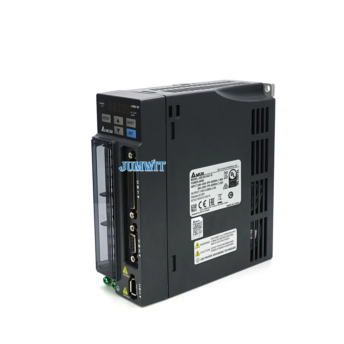 Delta Servo Motor Kit 400W With Brake 60mm ASD-B2-0421-B ECMA-C20604SS Driver 1.27N.m 3000RPM And 3M cable |