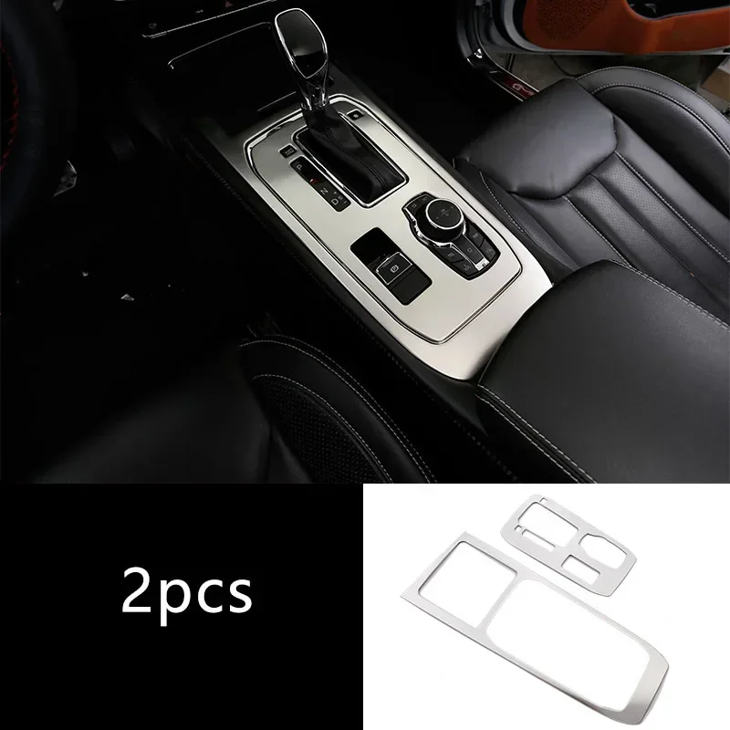 Фото Серебряный предмет для Dongfeng DFSK 580 2016-2019, украшение интерьера, коробка передач, розетка для инструментов, декоративная рамка №2