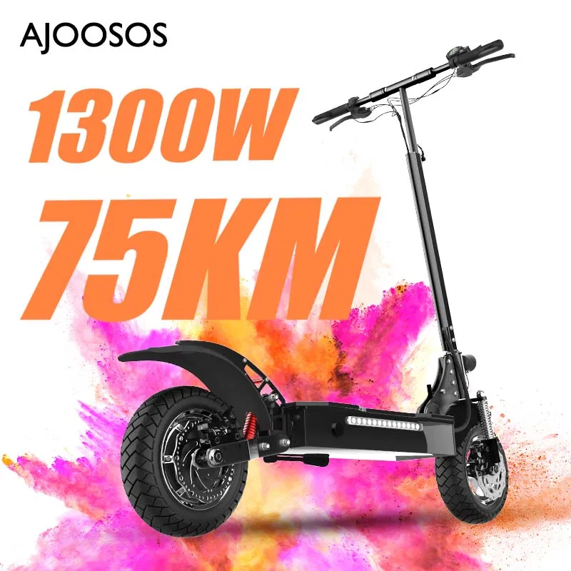 

Warehouse in EU USA Electric Scooter 1300W 20AH Removable Seat E Scooter Lithum Battery trotinette électrique Scooter Elecric