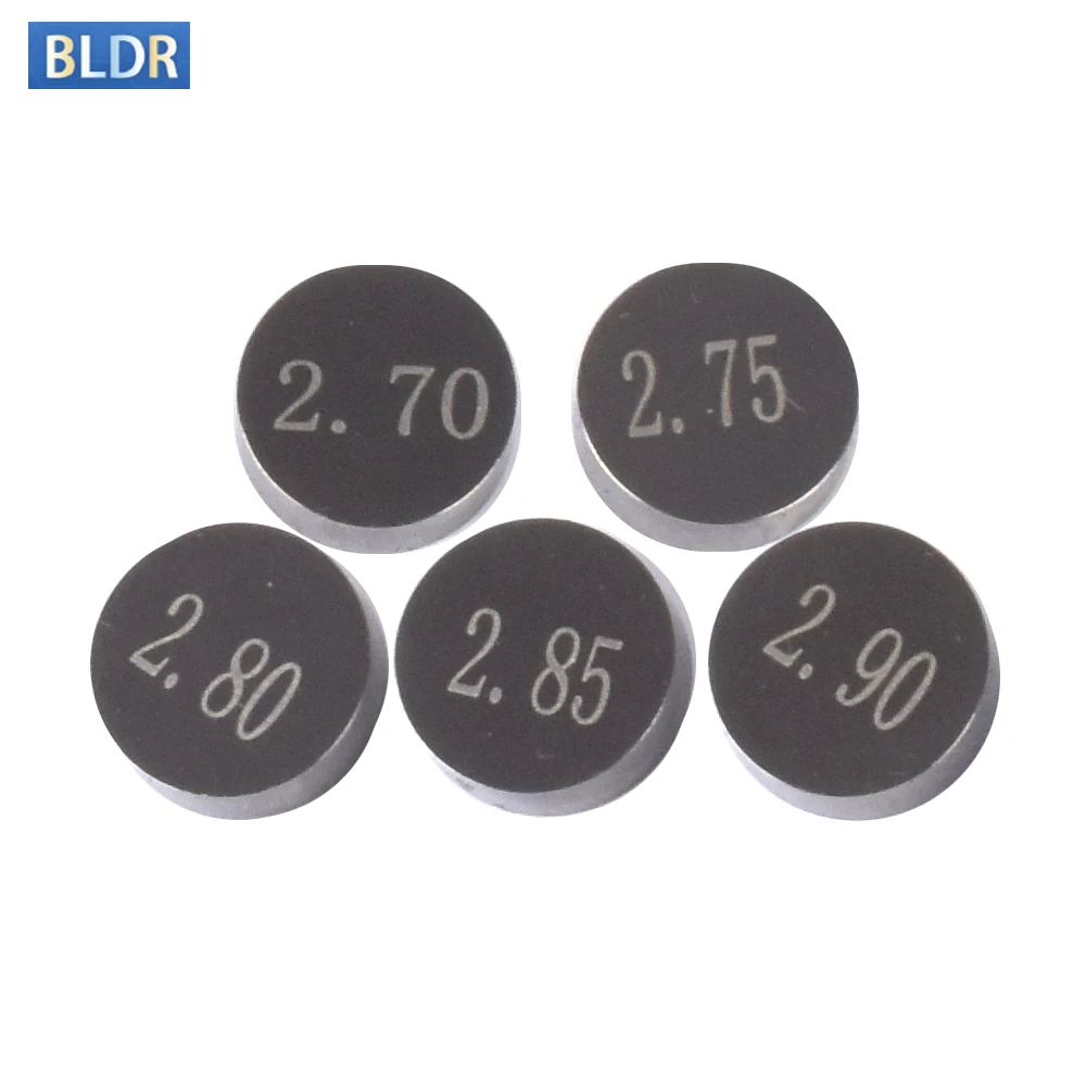 

Diameter 7.48mm Thickness 2.70 2.75 2.80 2.85 2.90 Adjustable Valve Shim Gasket Pad for Suzuki for Kawasaki for Honda for Yamaha