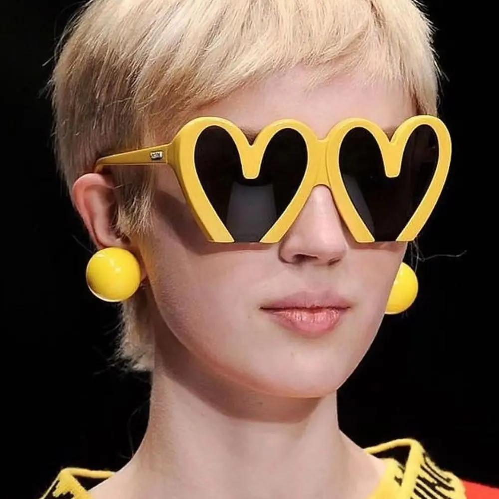 

Винтажные крутые аксессуары, солнцезащитные очки в форме сердца для женщин, солнцезащитные очки для пляжа
