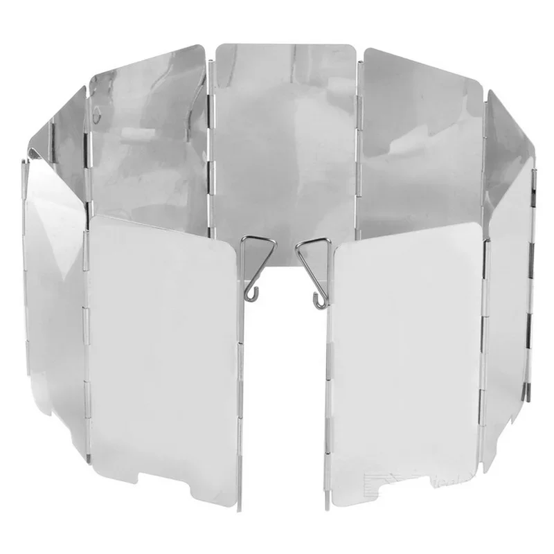 Складной ветрозащитный экран из алюминиевого сплава для печи 8/9