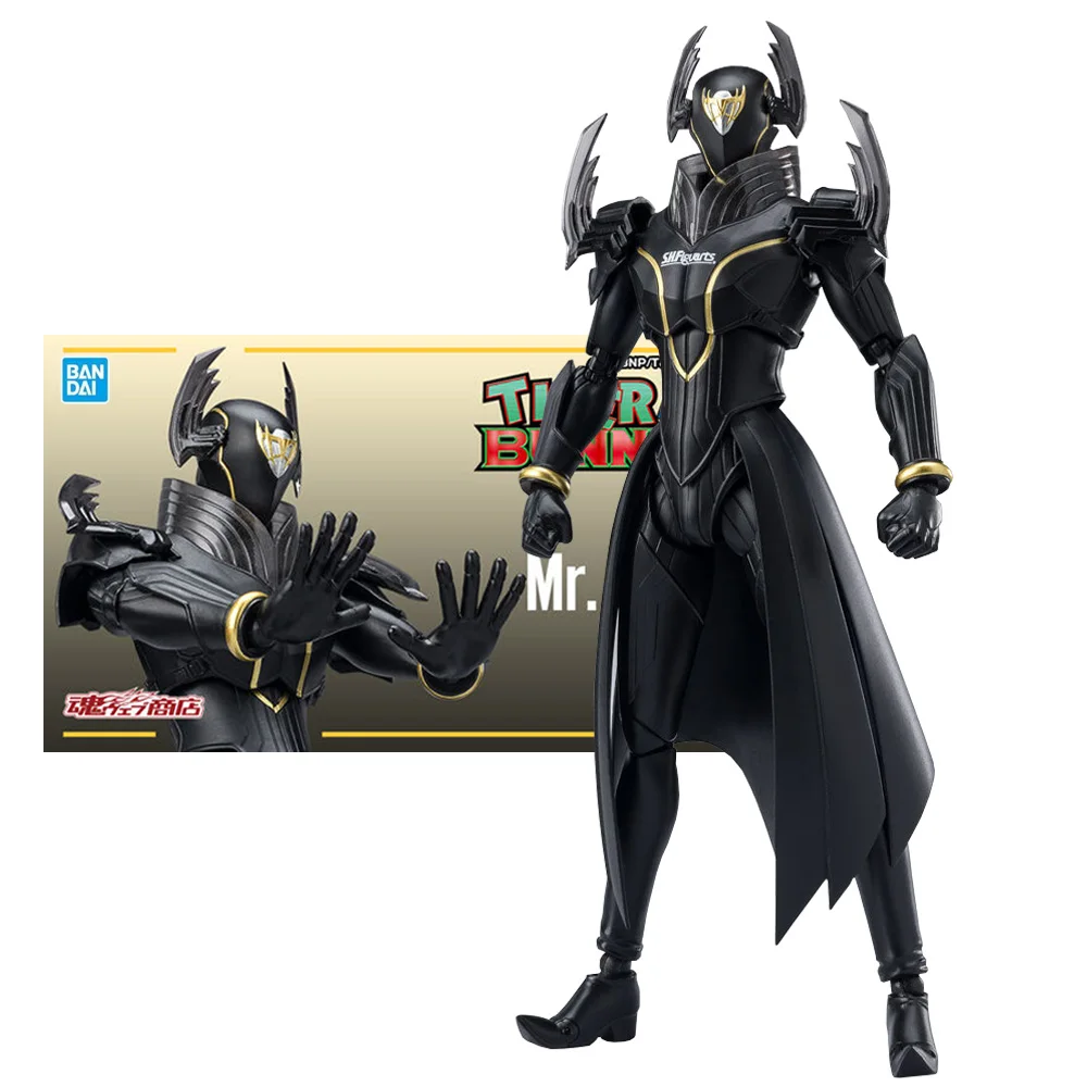 

Bandai Genuine Tiger & Bunny 2 Model Kit Anime Figure SHF Mr.Black Collection Model Anime Action Figure Boys Toys Free Shipping